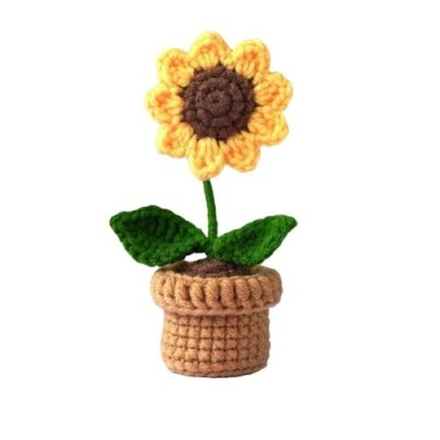 Cute Sunflower Mini Pot