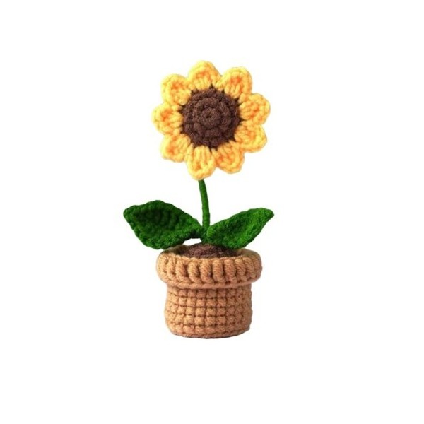 Cute Sunflower Mini Pot