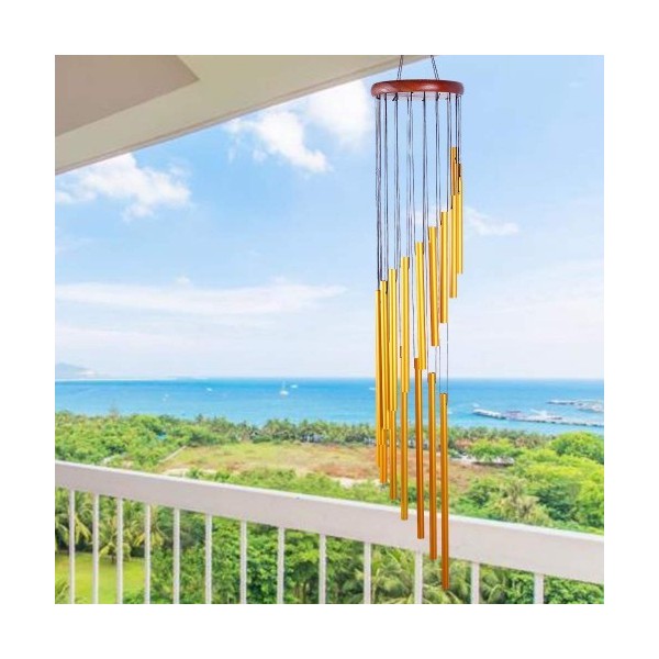 Frosted Aluminum Wind Chime