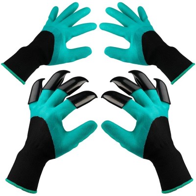 Plastic Claws Garden Gloves