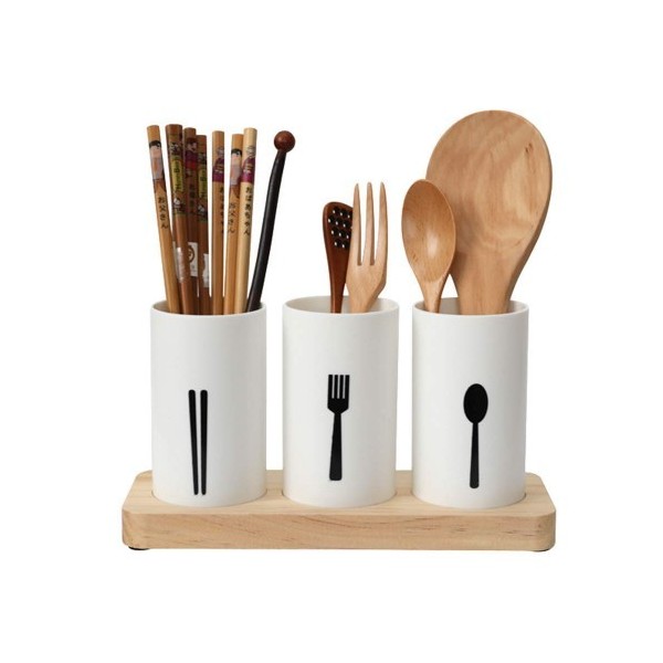 Plastic Self Draining Cutlery Holder