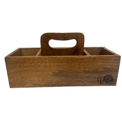 Wooden Caddy Storage Organizer