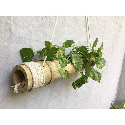 Wood Hanging Planter