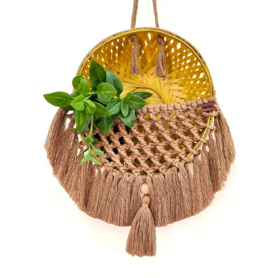 Handmade Macrame Basket