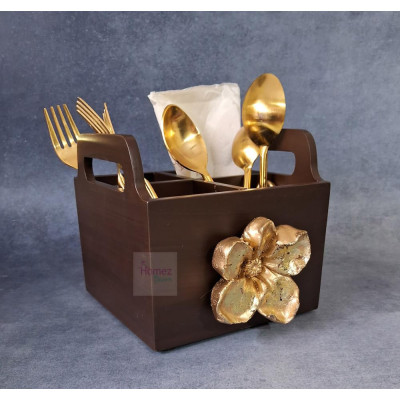 Flower Broach Cutlery Organizer