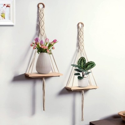 Cotton Cord Wall Shelf