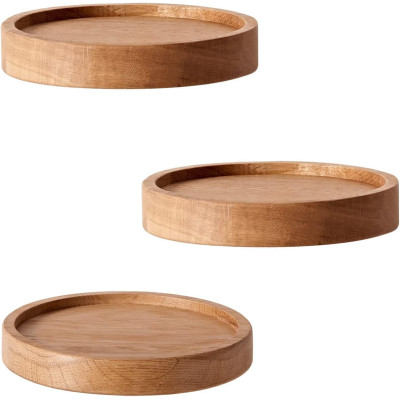 Round Wooden Wall Shelves