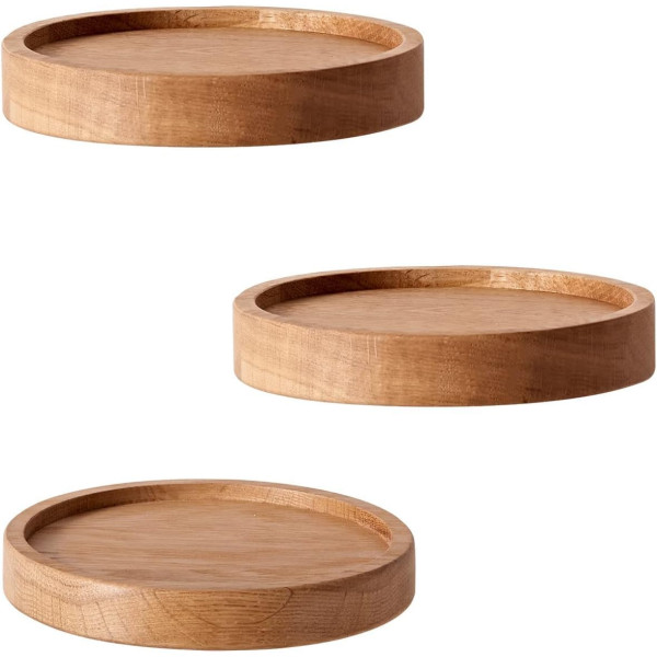 Round Wooden Wall Shelves