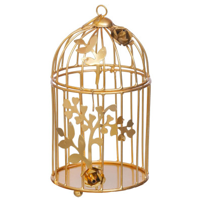 Gold Plated Colour Candle Holder