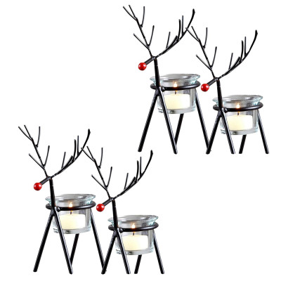 Reindeer Tealight Candle Holders